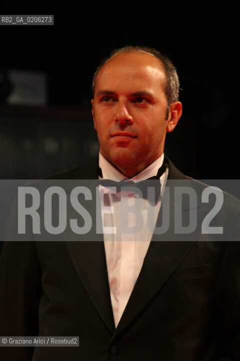 06_09_2007 - VENICE - 64TH FILM FESTIVAL - RED CARPET FILM LORA DI PUNTA - THE DIRECTOR VINCENZO MARRA ©Graziano Arici/Rosebud2