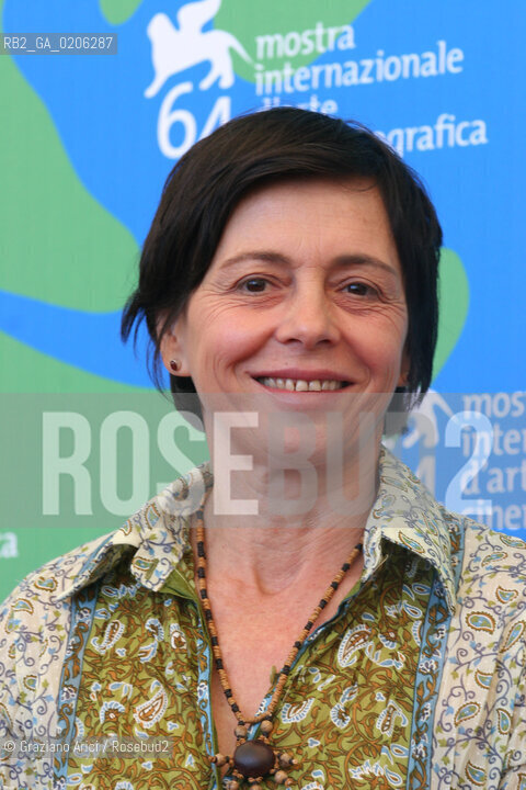 07_09_2007 - VENICE - 64TH FILM FESTIVAL - FILM ANABAZYS - PALOMA ROCHA DIRECTOR AND WRITER . ©Graziano Arici/Rosebud2