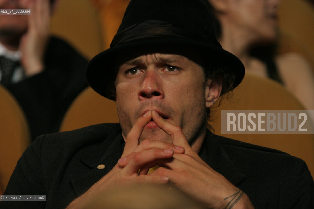 08_09_2007 - VENICE - 64TH FILM FESTIVAL - OFFICIAL AWARDS - THE ACTOR HEATH LEDGER . ©Graziano Arici/Rosebud2