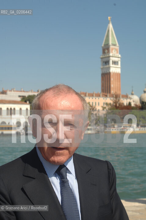 VENICE 20/09/07 - CERIMONY OF CONSIGNEMENT OF THE PUNTA DELLA DOGANA TO FRANCOIS PINAULT TO BUILD THE NEW ART CONTEMPORANY MUSEUM IN VENICE WITH THE ARCHITECT TADAO ANDO AND THE MAYOR MASSIMO CACCIARI ©Graziano Arici/Rosebud2 ARTE