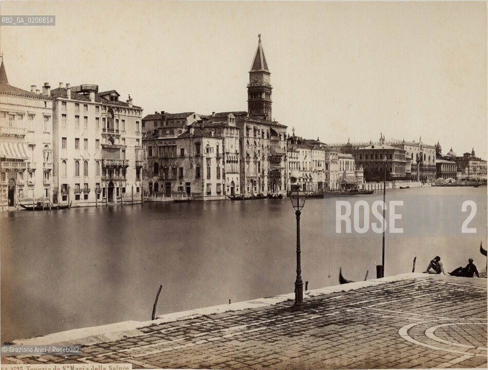 -VENEZIA, GIORGIO SOMMER, VENEZIA DA SANTA MARIA DELLA SALUTE, 1870 C.A. STAMPA ALLALBUMINA INCOLLATA SU CARTONE, CM 23,9X18,1 ©ARCHIVIO Graziano Arici/Rosebud2  FOTOANTICHE.-VENICE, GIORGIO SOMMER, VENEZIA DA S.MARIA DELLA SALUTE, 1870 C.A. ALBUMEN PHOTOGRAPH MOUNTED ON CARDBOARD, CM 23,9X18,1 ©Graziano Arici / rosebud2