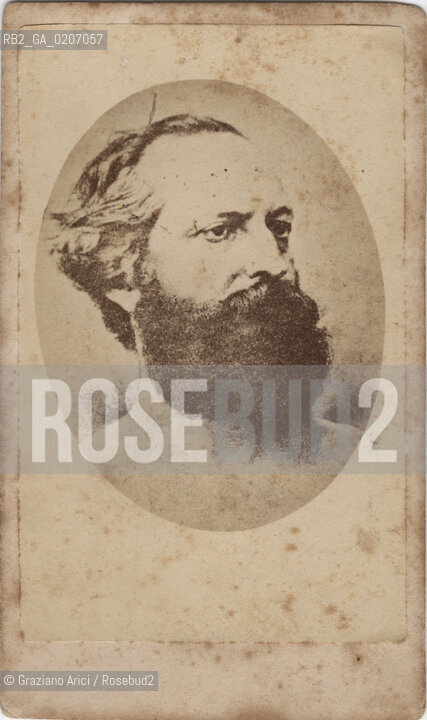 -VENEZIA, SENZA INDICAZIONE DAUTORE, RITRATTO FELICE ORSINI, ANTE 1858. STAMPA ALLALBUMINA INCOLLATA SU CARTONE, CARTE DE VISITE, CM 6,2X10,5  ©ARCHIVIO Graziano Arici/Rosebud2  PERSONA, POSATA IN STUDIO, FOTOANTICHE.-VENICE, SENZA INDICAZIONE DAUTORE, PORTRAIT OF FELICE ORSINI, ANTE 1858. ALBUMEN PHOTOGRAPH MOUNTED ON CARDBOARD, CARTE DE VISITE CM 6,2X10,5 ©Graziano Arici/Rosebud2 