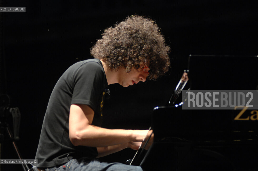 VENICE 16/09/07  THE COMPONIST AND PIANIST GIOVANNI ALLEVI ©Graziano Arici/Rosebud2 PIANISTA MUSICA CONTEMPORANEA