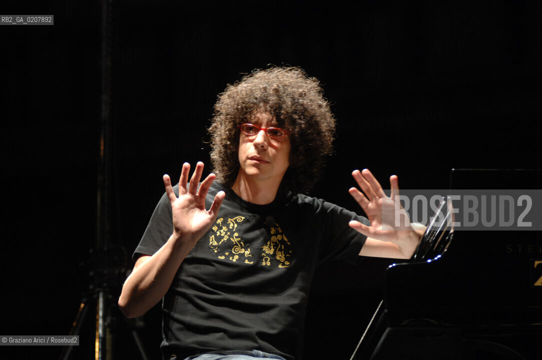 VENICE 16/09/07  THE COMPONIST AND PIANIST GIOVANNI ALLEVI ©Graziano Arici/Rosebud2 PIANISTA MUSICA CONTEMPORANEA