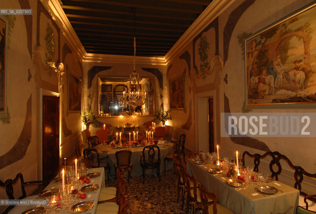 VENEZIA 23 SETTEMBRE 2007 - FESTA DI ALEX VERVOORDT A PALAZZO FORTUNY E A PALAZZO ALVERA ©Graziano Arici/Rosebud2 FESTA FESTA