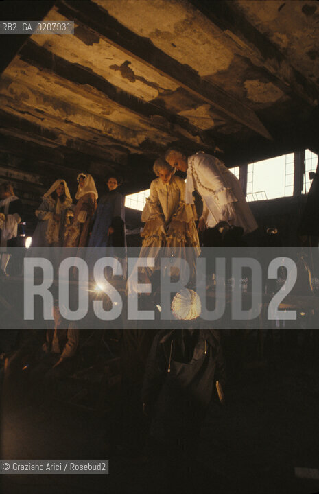 IL SET DEL FILM  DON GIOVANNI   - VENEZIA - 1979 - ©Graziano Arici/Rosebud2 / OPERA LIRICA / CINEMA / W.A. MOZART