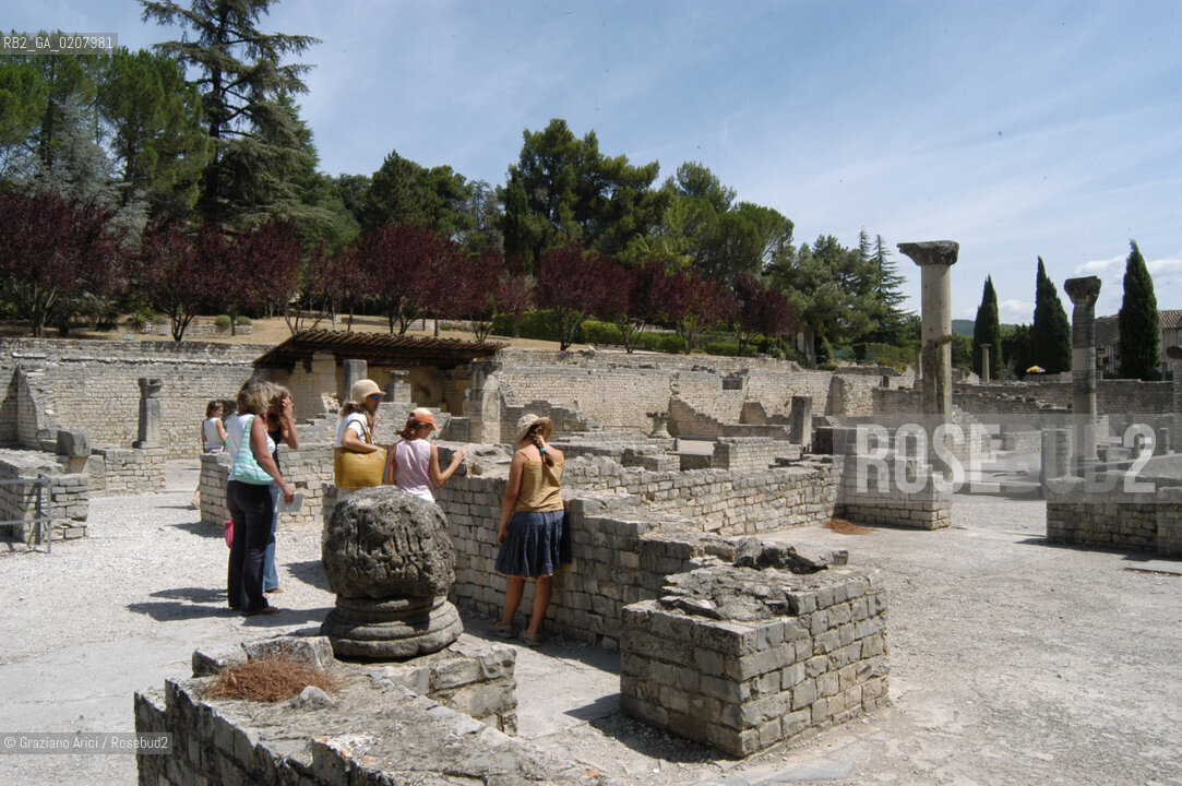 ( FRANCIA  )  PROVENCE-ALPES-COTE DAZUR VAISON-LA-ROMAINE : SCAVI DELLA CITTA ROMANA DI VASIO © 2006 Graziano Arici/Rosebud2 / GEO