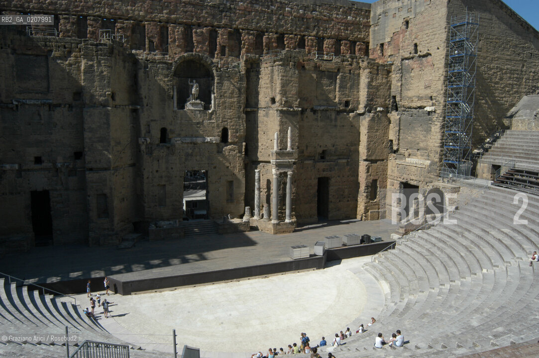 ( FRANCIA  )  PROVENCE-ALPES-COTE DAZUR - ORANGE : THEATRE ANTIQUE © 2006 Graziano Arici/Rosebud2 / GEO TEATRO