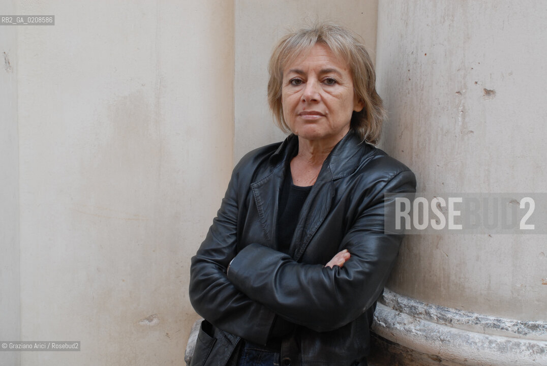 VENEZIA,01.04.2008. PORTRAIT OF JOURNALIST GIULIANA SGRENA © MARTABUSO/ARICI/GRAZIANERI  PORTRAIT RITRATTO GIORNALISMO GIORNALISTA