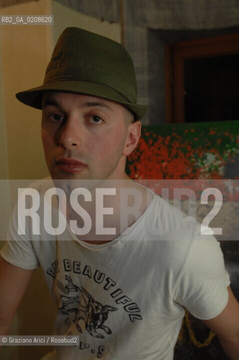 VENICE 11/5/08 - OPENING OF THE CLAUDIO BUZIOL FOUNDATION IN PALAZZO MANGILLI-VALMARANA: THE ARTIST NICO VASCELLARI ©Graziano Arici/Rosebud2 REPLAY MODA ARTE