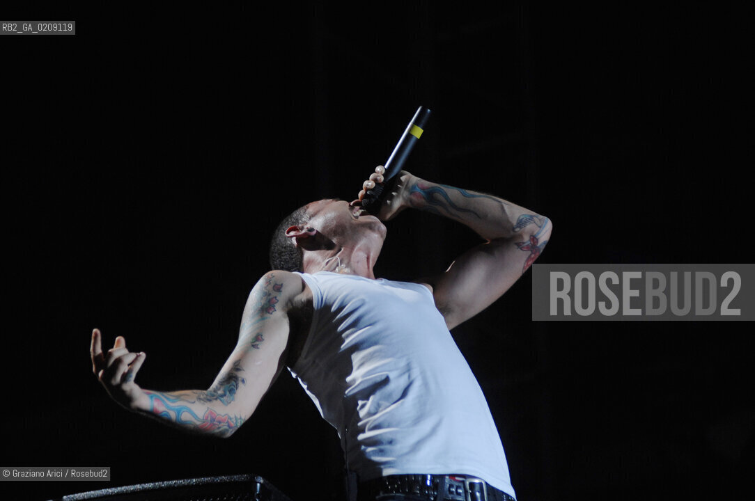 VENEZIA 20/06/08 - PARCO S.GIULIANO - HEINEKEN JAMMIN FESTIVAL : THE ROCK BAND LINKIN PARK ©Graziano Arici/Rosebud2 MUSICA ROCK POP