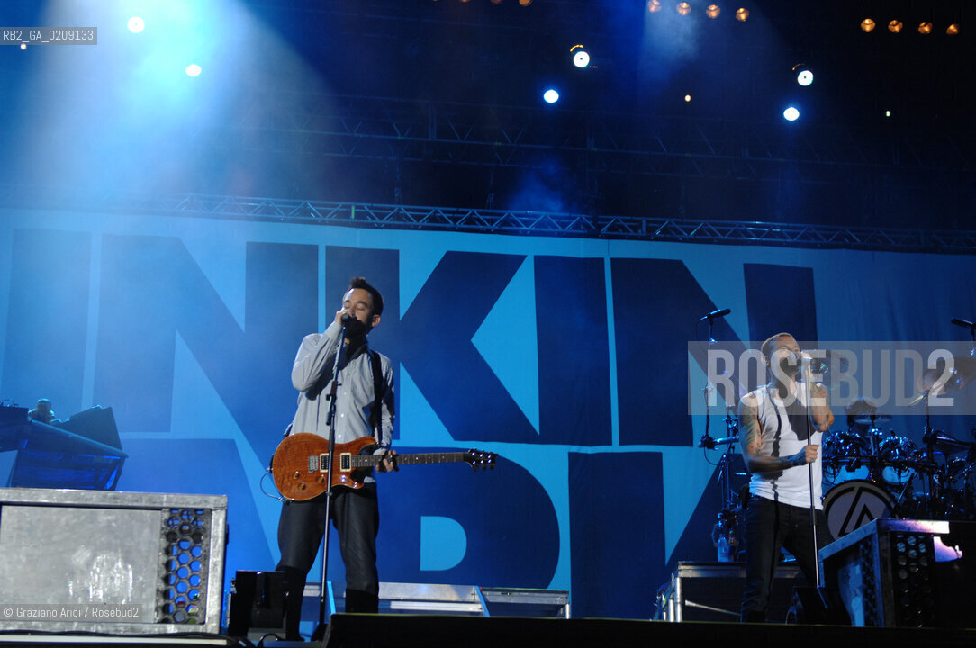 VENEZIA 20/06/08 - PARCO S.GIULIANO - HEINEKEN JAMMIN FESTIVAL : THE ROCK BAND LINKIN PARK ©Graziano Arici/Rosebud2 MUSICA ROCK POP