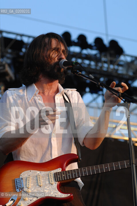 VENEZIA 20/06/08 - PARCO S.GIULIANO - HEINEKEN JAMMIN FESTIVAL : CRISTIANO GODANO OF THE ROCK BAND MARLENE KUNTZ @ Graziano Arici/Rosebud2 MUSICA POP ROCK