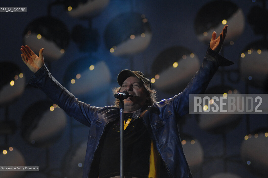 VENEZIA 20/06/08 - PARCO S.GIULIANO - HEINEKEN JAMMIN FESTIVAL : THE ROCK SINGER VASCO BLASCO ROSSI @ Graziano Arici/Rosebud2 MUSICA POP ROCK