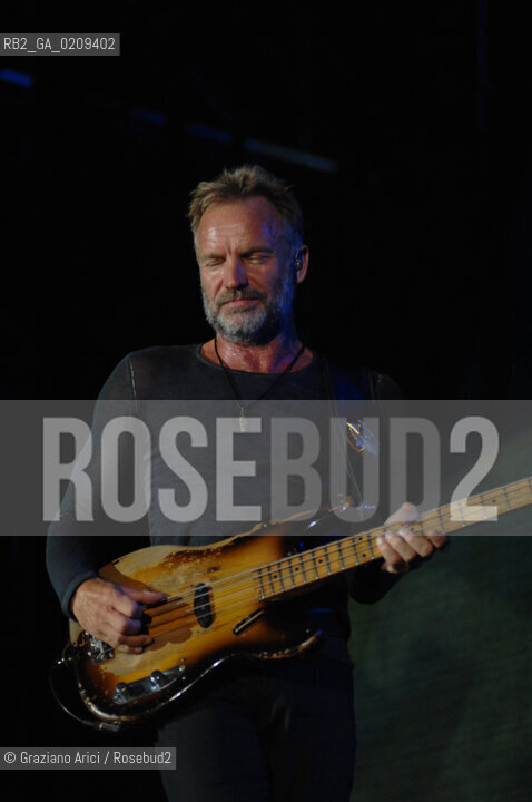 VENEZIA 20/06/08 - PARCO S.GIULIANO - HEINEKEN JAMMIN FESTIVAL : STING OF THE ROCK BAND THE POLICE @ Graziano Arici/Rosebud2 MUSICA POP ROCK