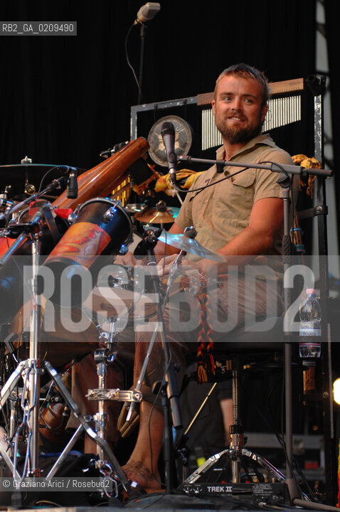 VENICE 22/07/08 THE MUSICIAN XAVIER RUDD IN CONCERT IN ST.MARKSS SQUARE @ Graziano Arici/Rosebud2 CONCERTO MUSICA POP ROCK