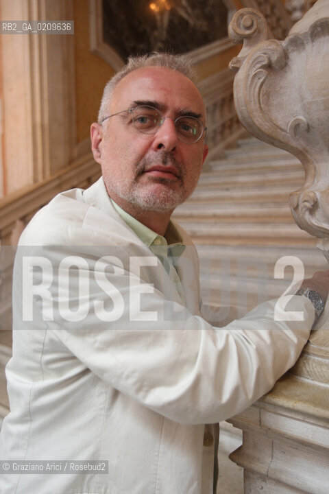 VENICE 8/07/08 - THE ART CRITIC FRANCESCO BONAMI, CURATOR OF THE MUSEUM OF CONTEMPORARY ART OF CHICAGO AT PALAZZO GRASSI ©Graziano Arici/Rosebud2 CRITICO ARTE