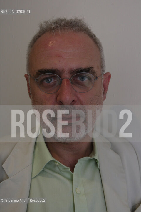 VENICE 8/07/08 - THE ART CRITIC FRANCESCO BONAMI, CURATOR OF THE MUSEUM OF CONTEMPORARY ART OF CHICAGO AT PALAZZO GRASSI ©Graziano Arici/Rosebud2 CRITICO ARTE