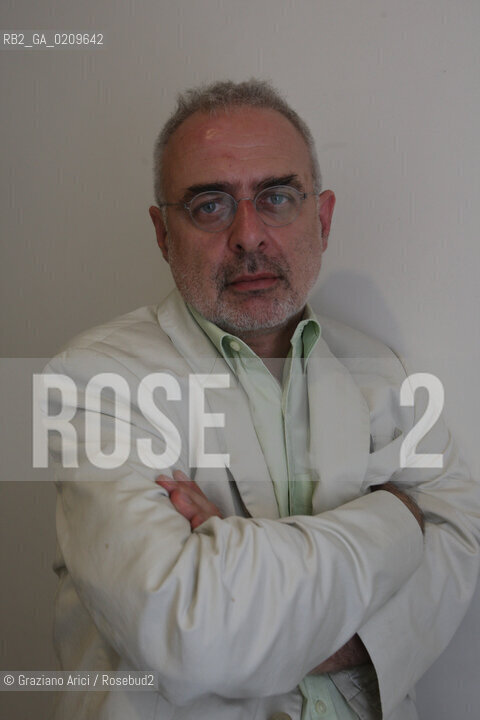 VENICE 8/07/08 - THE ART CRITIC FRANCESCO BONAMI, CURATOR OF THE MUSEUM OF CONTEMPORARY ART OF CHICAGO AT PALAZZO GRASSI ©Graziano Arici/Rosebud2 CRITICO ARTE