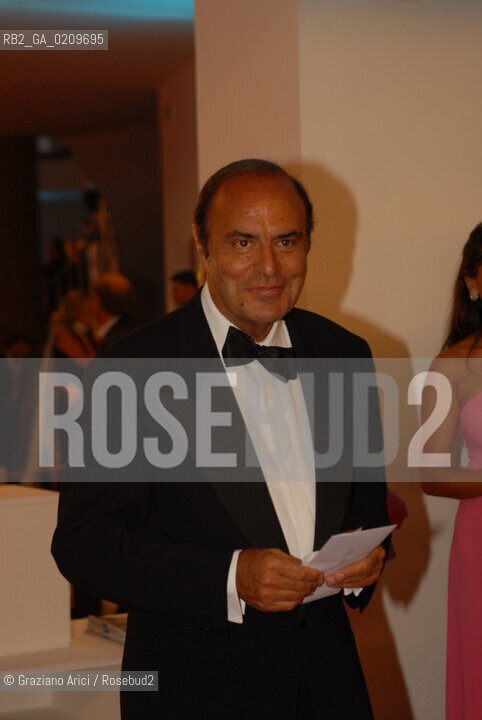 VENICE, 27.08.08. 65th VENICE INTERNATIONAL FILM FESTIVAL. OPENING EVENING. THE JOURNALIST BRUNO VESPA © MARTABUSO/ARICI/GRAZIANERI