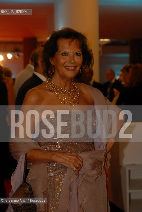 VENICE, 27.08.08. 65th VENICE INTERNATIONAL FILM FESTIVAL. OPENING EVENING. THE ITALIAN ACTRESS CLAUDIA CARDINALE © MARTABUSO/ARICI/GRAZIANERI