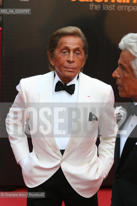 28/08/08 - 65th VENICE INTERNATIONAL FILM FESTIVAL - SCREENING OF THE MOVIE VALENTINO, THE LAST EMPEROR AT THE FENICE OPERA HOUSE - VALENTINO GARAVANI @ Graziano Arici / rosebud2 CINEMA BIENNALE ©Graziano Arici/Rosebud2 BIENNALE CINEMA ©Graziano Arici/Rosebud2 BIENNALE CINEMA