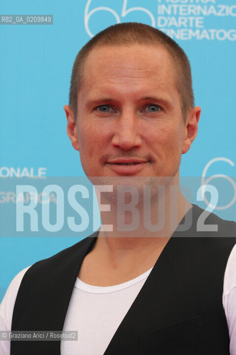 28/08/08 - 65 VENICE  INTERNATIONAL FILM FESTIVAL - FILM: JERICHOW, THE ACTOR BENNO FURMANN.