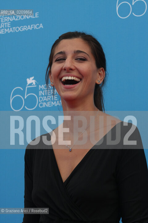 28/08/08 - 65 VENICE  INTERNATIONAL FILM FESTIVAL - FILM: PA-RA-DA, THE ACTRESS EVITA CIRI