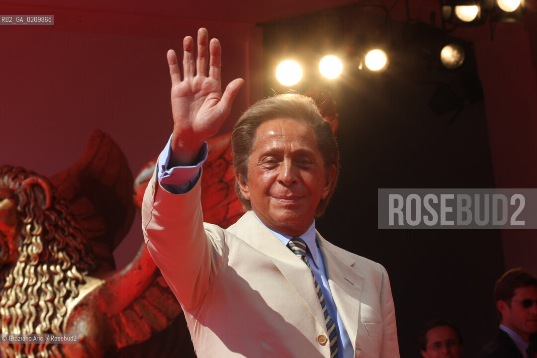 28/08/08 - 65 VENICE  INTERNATIONAL FILM FESTIVAL - RED CARPET - THE FILM: VALENTINO: THE LAST EMPEROR, THE STYLIST VALENTINO GARAVANI