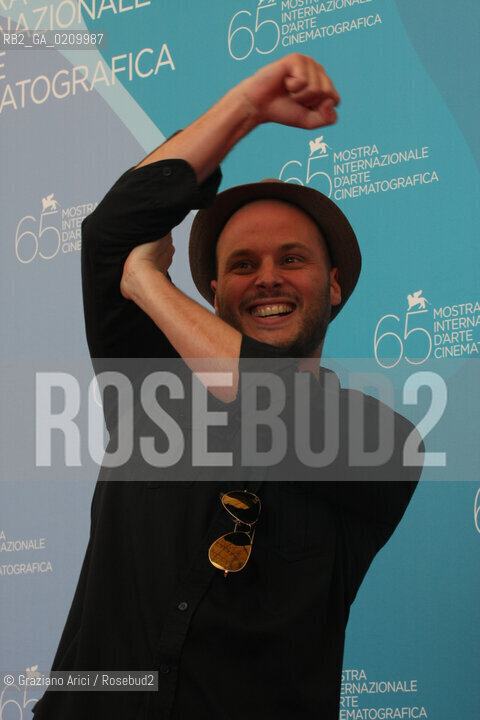 30/08/08 - 65th VENICE  INTERNATIONAL FILM FESTIVAL - FILM: VINYAN. THE DIRECTOR FABRICE DU WELZ ©Graziano Arici/Rosebud2 BIENNALE CINEMA