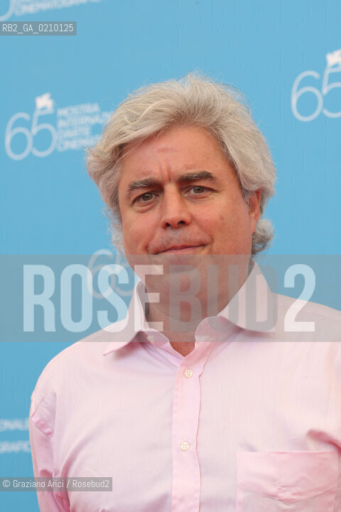 01/09/08 - 65th VENICE  INTERNATIONAL FILM FESTIVAL - FILM: BIRDWATCHERS - LA TERRA DEGLI UOMINI ROSSI. THE DIRECTOR MARCO BECHIS