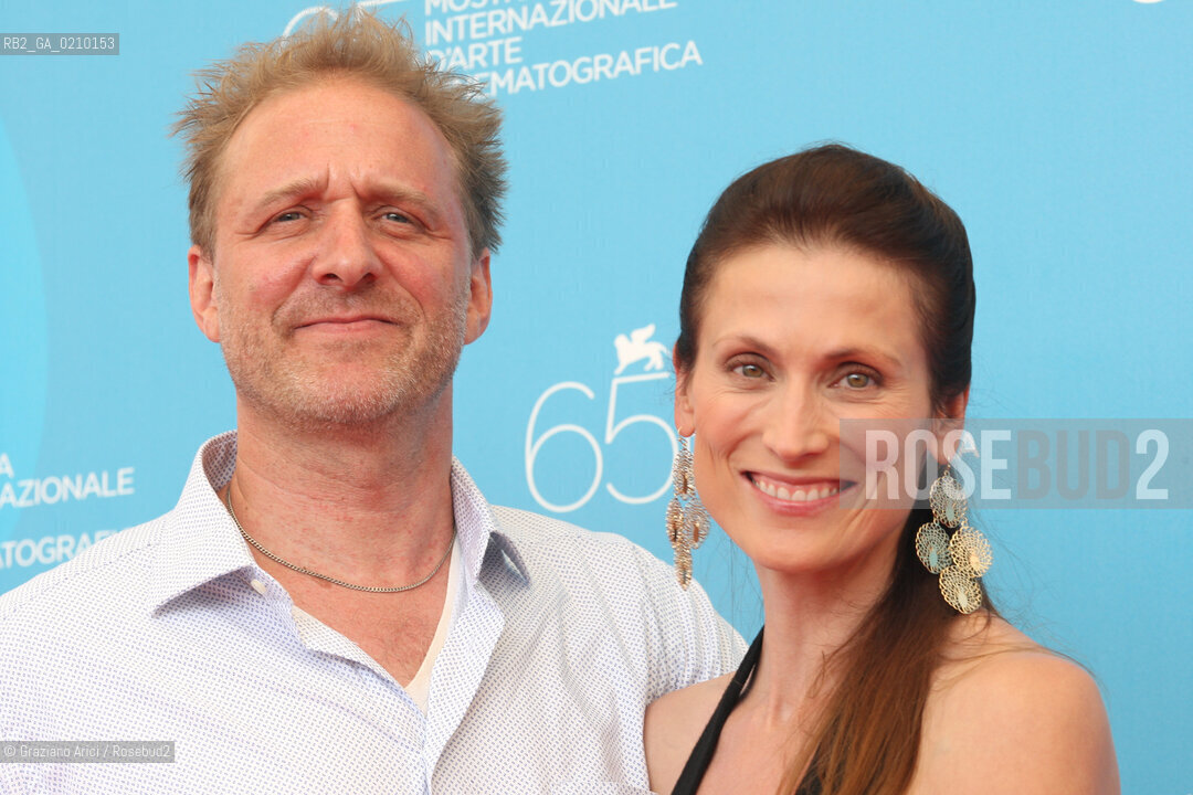 01/09/08 - 65th VENICE  INTERNATIONAL FILM FESTIVAL - FILM: VEGAS: BASED ON A TRUE STORY. THE ACTORS NANCY LA SCALA AND MARK GREENFIELD