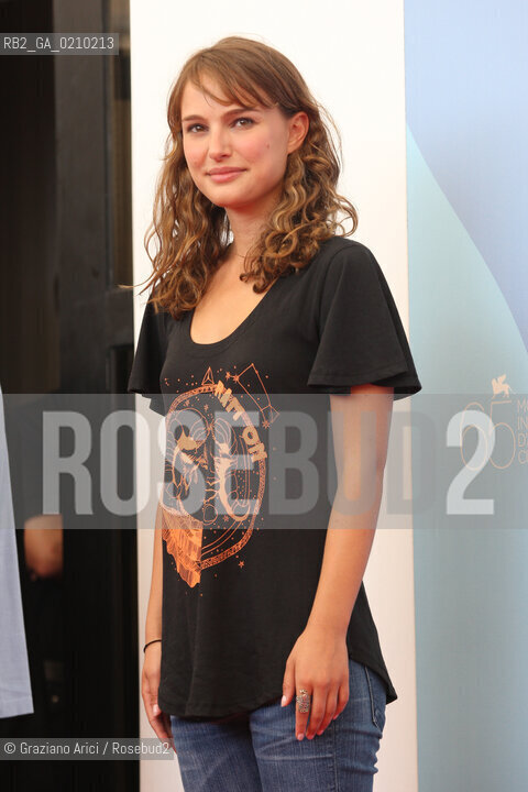 02/09/08 - 65th VENICE  INTERNATIONAL FILM FESTIVAL - FILM: EVE. THE DIRECTOR NATALIE PORTMAN