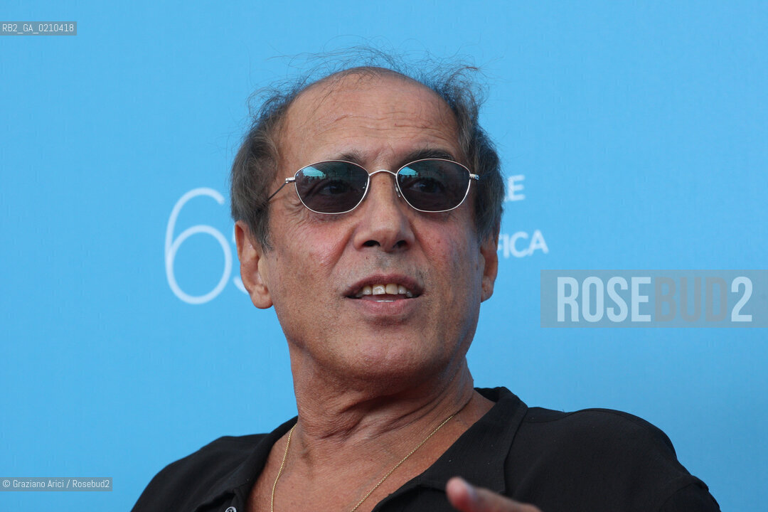 04/09/08 - 65th VENICE  INTERNATIONAL FILM FESTIVAL - FILM: YUPPI DU. THE DIRECTOR ADRIANO CELENTANO