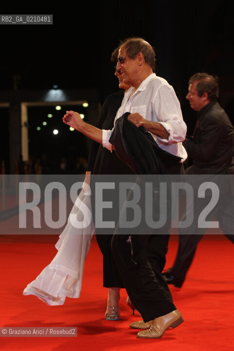 04/09/08 - 65th VENICE  INTERNATIONAL FILM FESTIVAL - RED CARPET FILM: YUPPI DU. ADRIANO CELENTANO DIRECTOR AND ACTOR