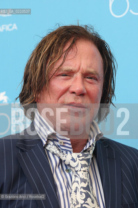 05/09/08 - 65th VENICE  INTERNATIONAL FILM FESTIVAL - FILM: THE WRESTLER. THE ACTOR MICKEY ROURKE