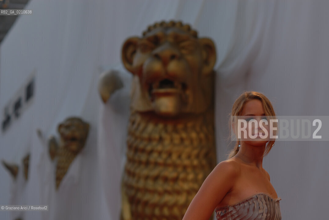 06/09/08 - 65th VENICE  INTERNATIONAL FILM FESTIVAL - GOLDEN LION NIGHT.RED CARPET.THE ACTRESS JENNIFER LAWRENCE © ERREBI