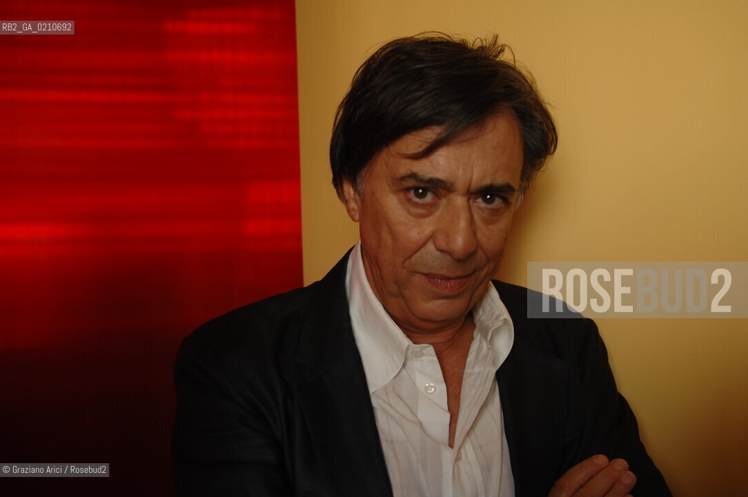 VENICE 29/08/08 THE TV WRITER CARLO FRECCERO ©Graziano Arici/Rosebud2 TELEVISIONE AUTORE