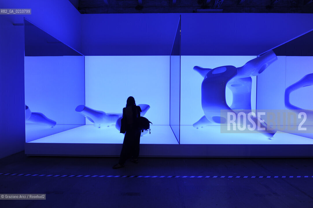 VENICE 11/09/08 - 11th INTERNATIONAL ARCHITECTURE EXIBITION OF BIENNALE : ARSENALE CORDERIE : ASYMPTOTE ARCHITECTURE INSTALLATION ©Graziano Arici/Rosebud2 BIENNALE ARCHITETTURA ARCHITETTO