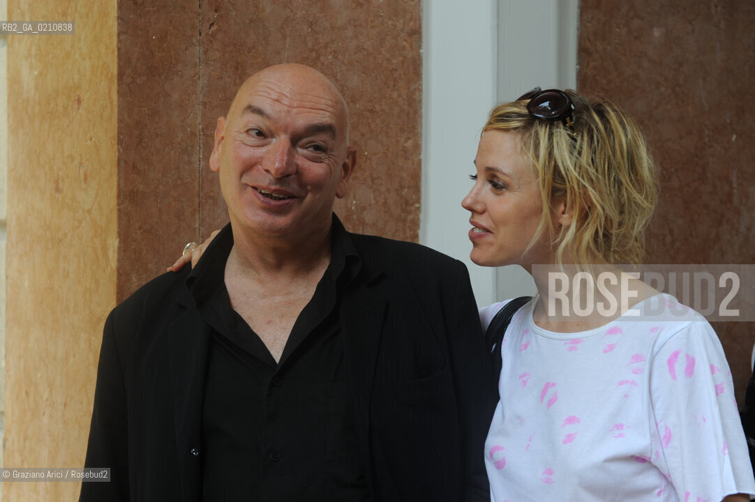 VENICE 11/09/08 - 11th INTERNATIONAL ARCHITECTURE EXIBITION OF BIENNALE - THE ACHITECT JEAN NOUVEL WITH HIS WIFE MIA HAGG  ©Graziano Arici/Rosebud2 BIENNALE ARCHITETTURA ARCHITETTO