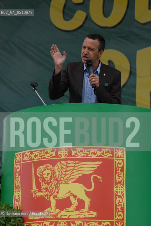 VENEZIA, 14-09-2008. FESTA DEI POPOLI PADANI ORGANIZZATA DA LEGA NORD. FLAVIO TOSI, SINDACO DI VERONA © MARTABUSO/ARICI/GRAZIANERI POLITICA  POLITICA