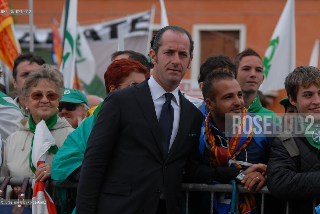 VENEZIA, 14-09-2008. FESTA DEI POPOLI PADANI ORGANIZZATA DA LEGA NORD. IL MINISTRO DELLAGRICOLTURA LUCA ZAIA © MARTABUSO/ARICI/GRAZIANERI POLITICA  POLITICA