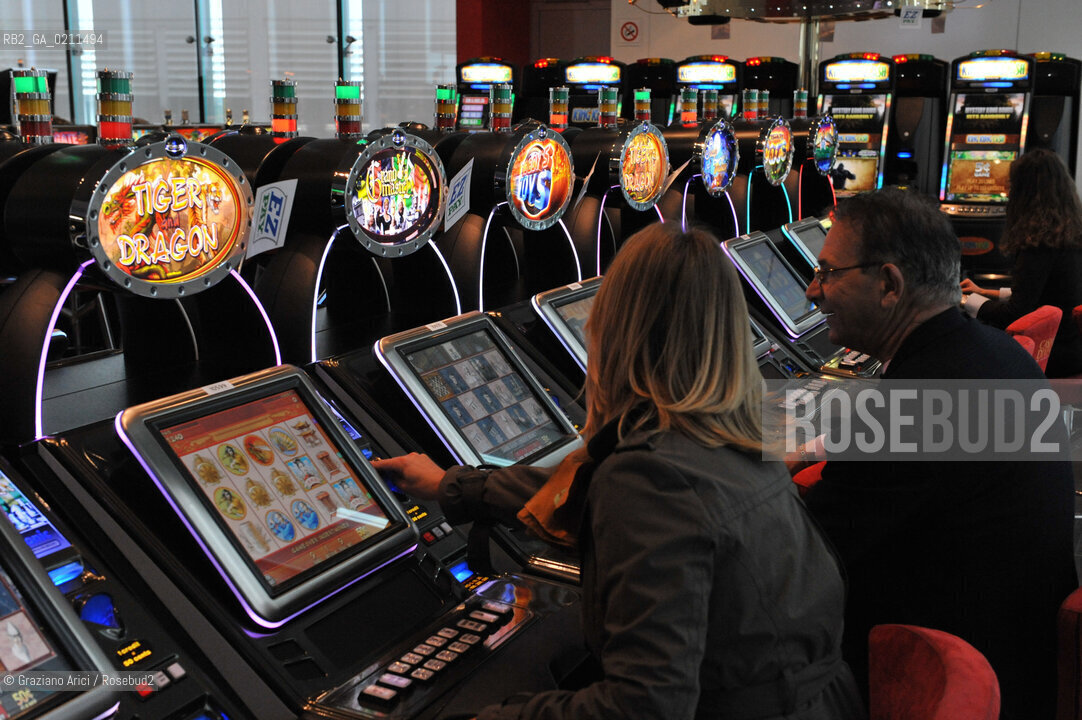 VENEZIA 16 OTTOBRE 2008 - SLOT MACHINES AL CASINO DI VENEZIA A CA NOGHERA ©Graziano Arici/Rosebud2 GIOCO