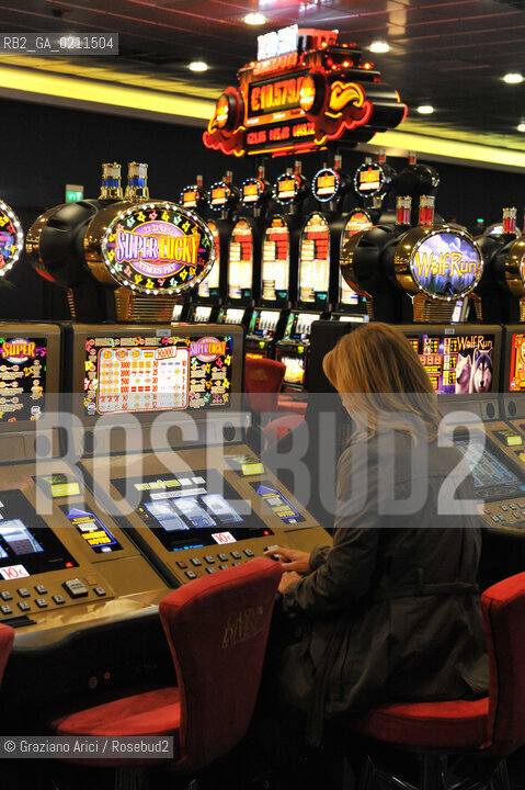 VENEZIA 16 OTTOBRE 2008 - SLOT MACHINES AL CASINO DI VENEZIA A CA NOGHERA ©Graziano Arici/Rosebud2 GIOCO