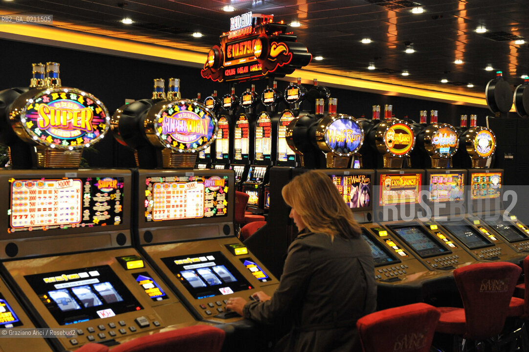 VENEZIA 16 OTTOBRE 2008 - SLOT MACHINES AL CASINO DI VENEZIA A CA NOGHERA ©Graziano Arici/Rosebud2 GIOCO