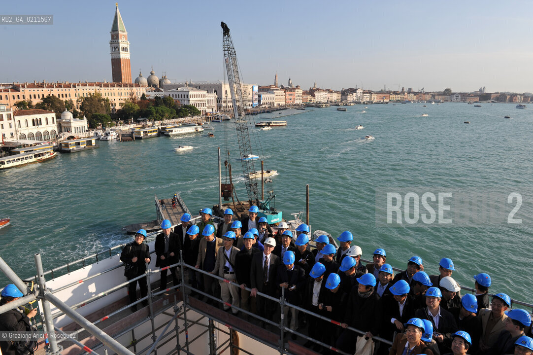 VENEZIA, 24.10.2008. LAVORI DI RESTAURO E RISTRUTTURAZIONE DI PUNTA DELLA DOGANA ©Graziano Arici/Rosebud2 DOTTOR GROUP TADAO ANDO FRANCOIS PINAULT
