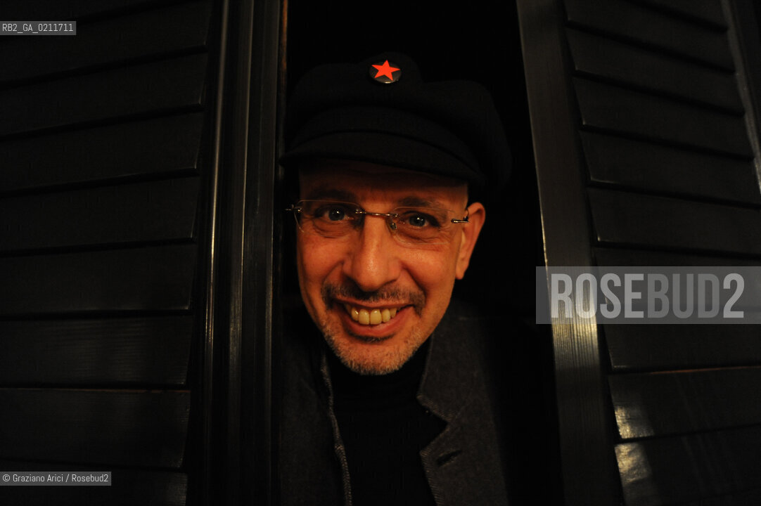 VENICE,27.11.2008. THE POET AND WRITER LELLO VOCE © MARTABUSO/ARICI/GRAZIANERI LETTERATURA POESIA