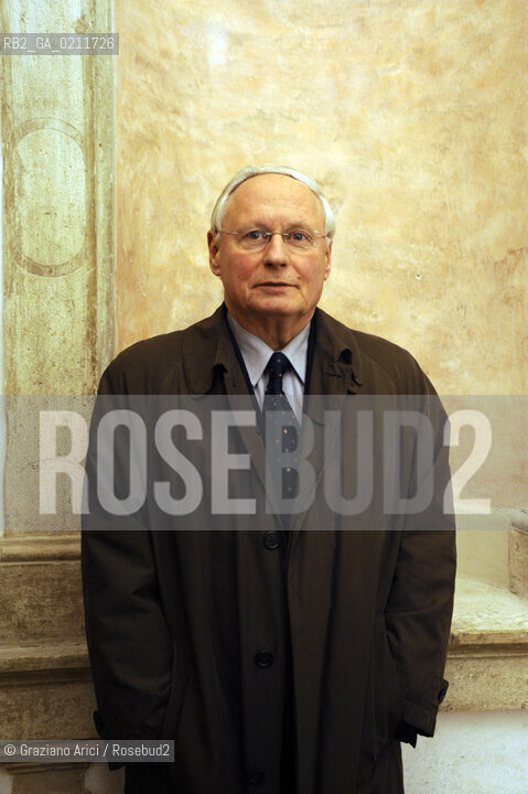 VENICE, 06.12.2008. THE GERMAN POLITICIAN OSKAR LAFONTAINE, LEADER OF THE DIE LINKE GERMAN PARTY© MARTABUSO/ARICI/GRAZIANERI POLITICA PARTITO SEGRETARIO