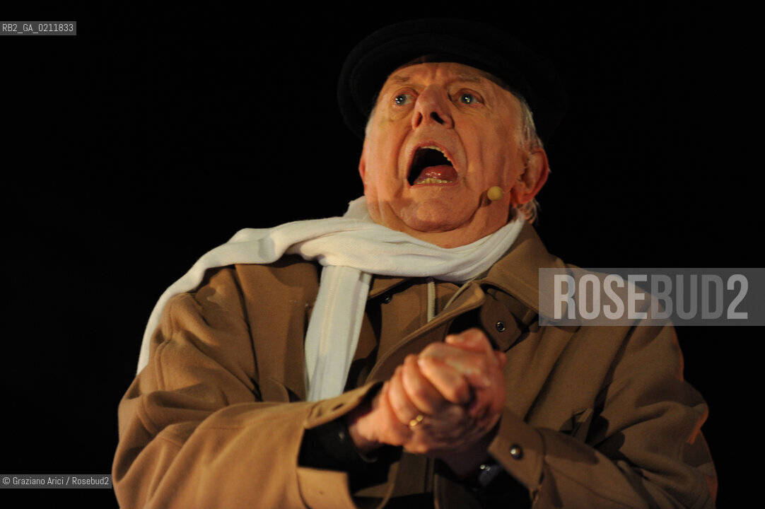 VENICE, 14.02.2009. THE NOBEL PRIZE IN LITERATURE DARIO FO © MARTABUSO/ARICI/GRAZIANERI LETTERATURA TEATRO
