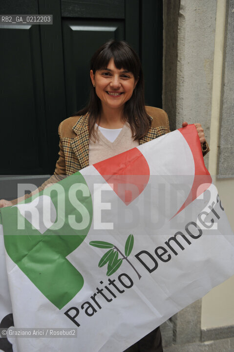 UDINE 28/03/09 - THE POLITIC MILITANT OF THE DEMOCRATIC PARTY DEBORA SERRACCHIANI ©Graziano Arici/Rosebud2 POLITICA PD PARTITO DEMOCRATICO